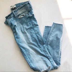 Forever 21 Lightwash Ripped Jeans